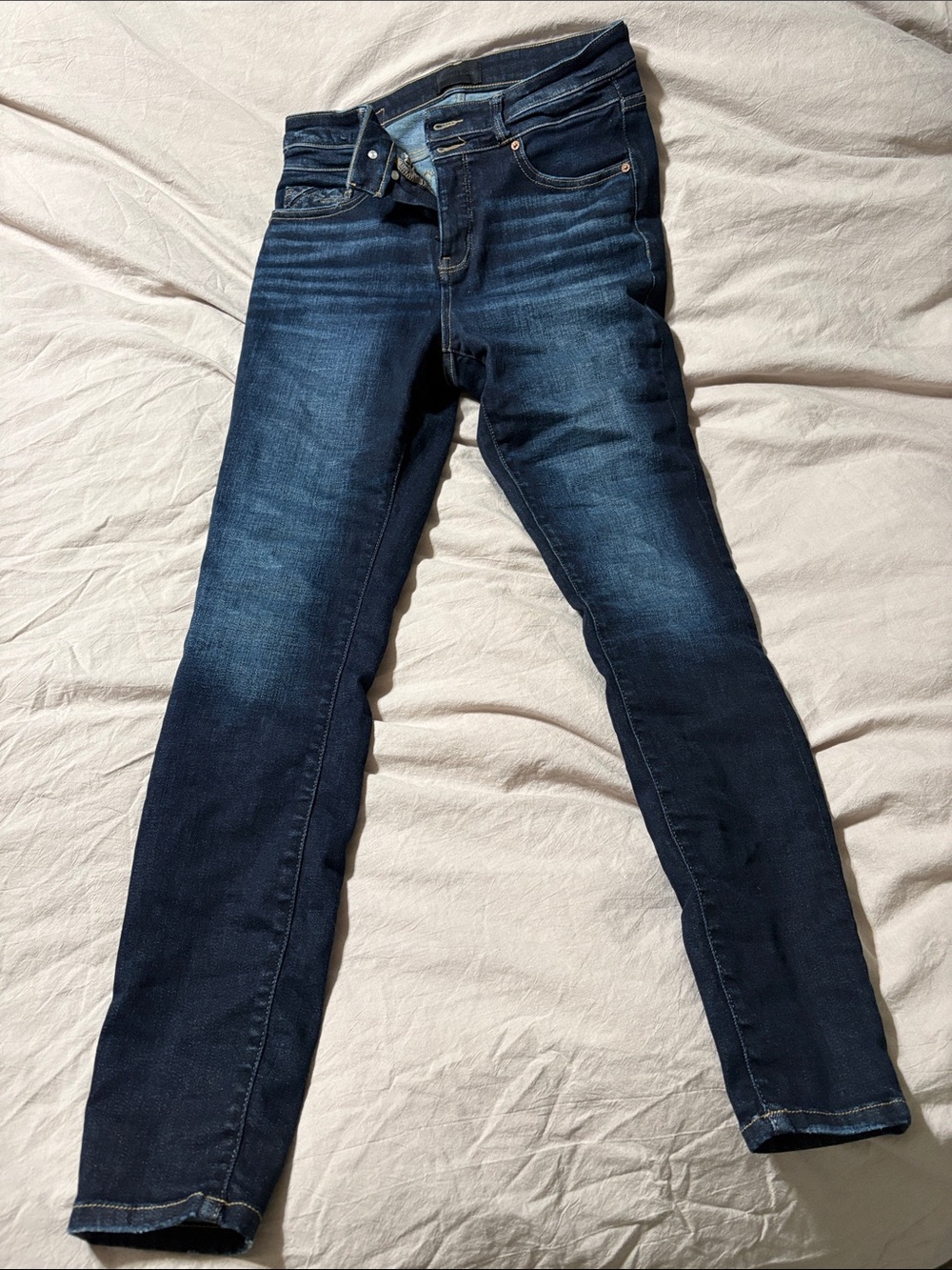 SKINN Women's Dark Indigo Skinny Jeans
